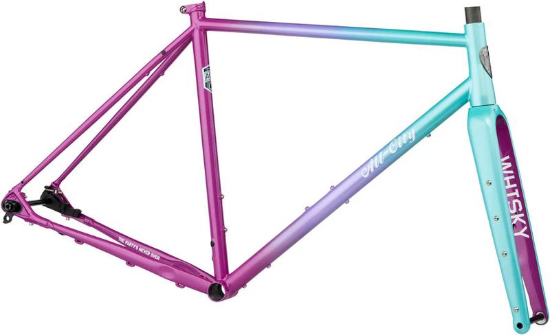 All-City Cosmic Stallion Frameset - 650b/700c , Steel, Mermaid Fade, 58cm