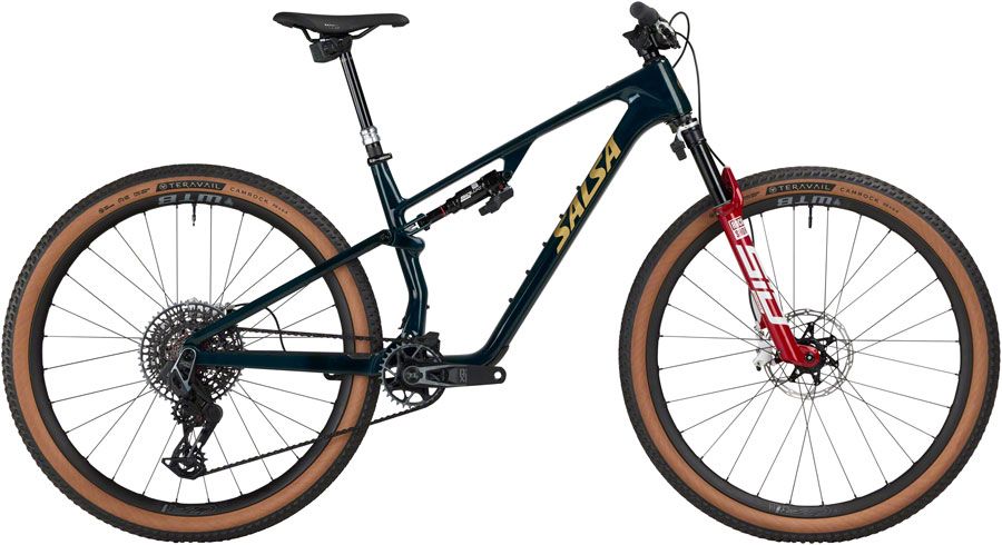 Salsa Spearfish C Deluxe XO AXS Transmission Bike - 29&quot;, Carbon, Midnight Carbon, Medium