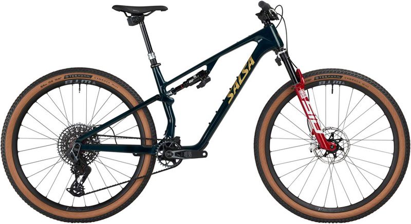 Salsa Spearfish C Deluxe XO AXS Transmission Bike - 29&quot;, Carbon, Midnight Carbon, Medium