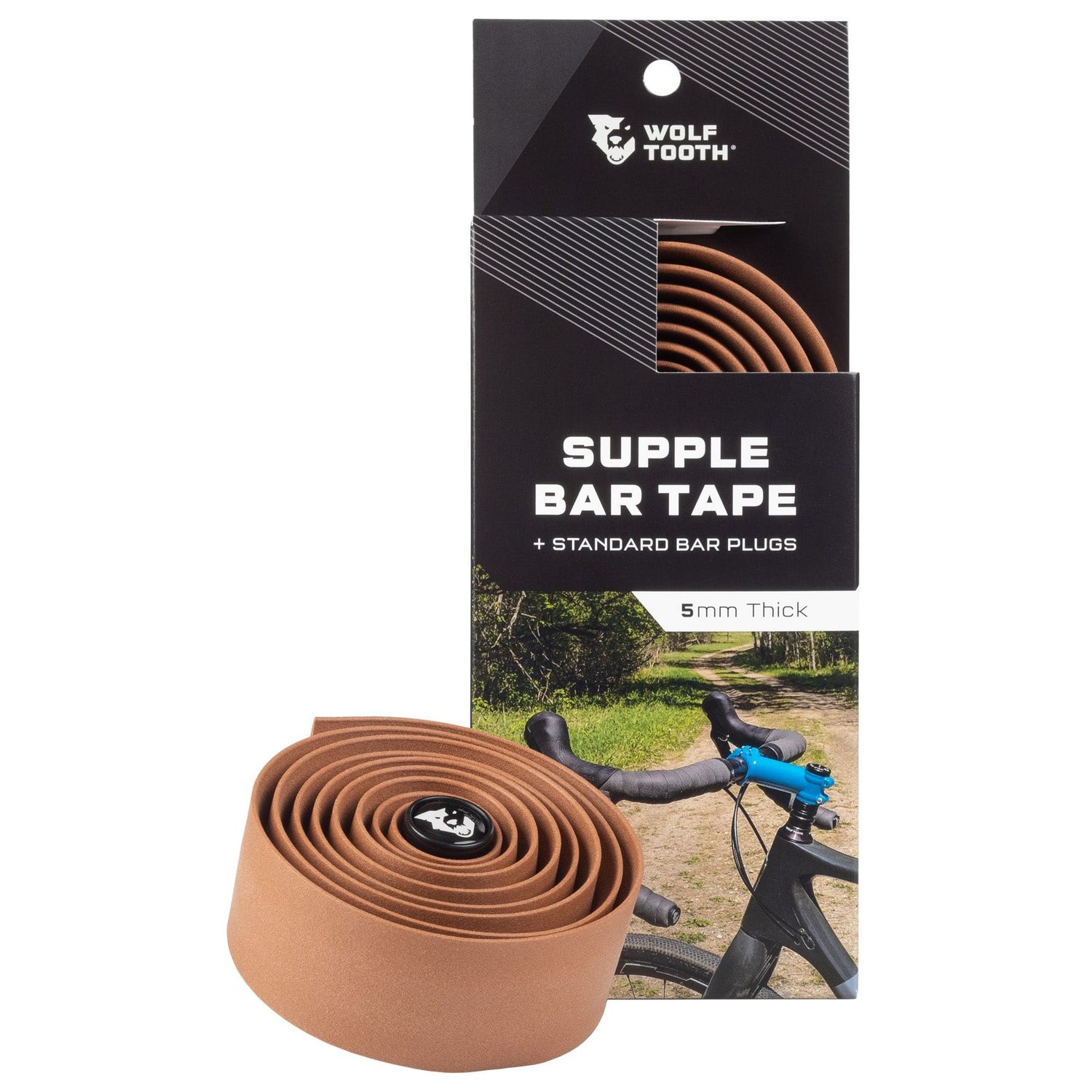 Wolf Tooth Supple Bar Tape, Color: Brown