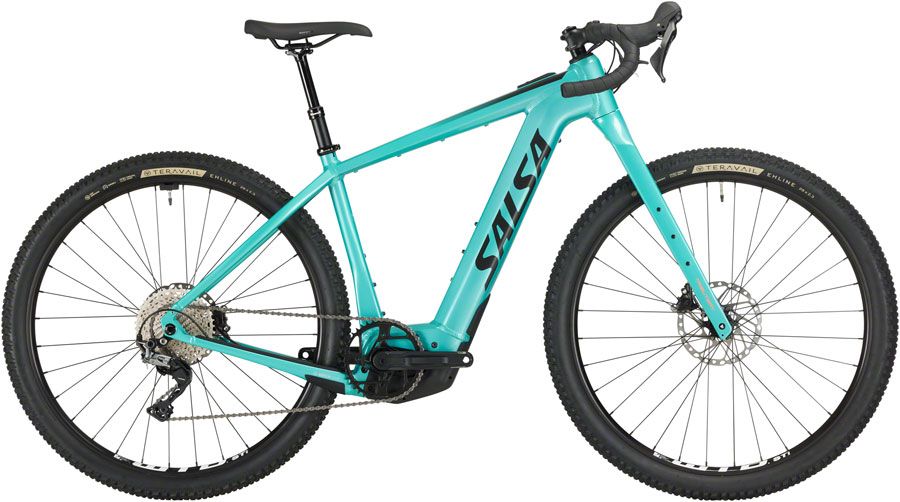Salsa Tributary GRX 600 Ebike - 29&quot;, Aluminum, Teal, Small