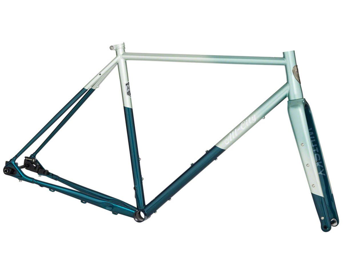 All-City Cosmic Stallion Frameset - 650b/700c, Steel, Rainbow Trout, 49cm