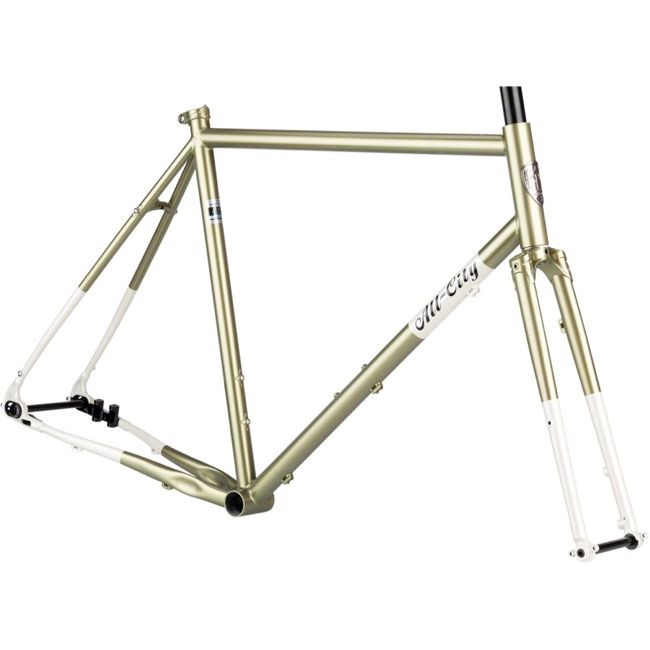 All-City Super Professional Frameset - 700c / 650b, Steel, Flash Basil, 43cm