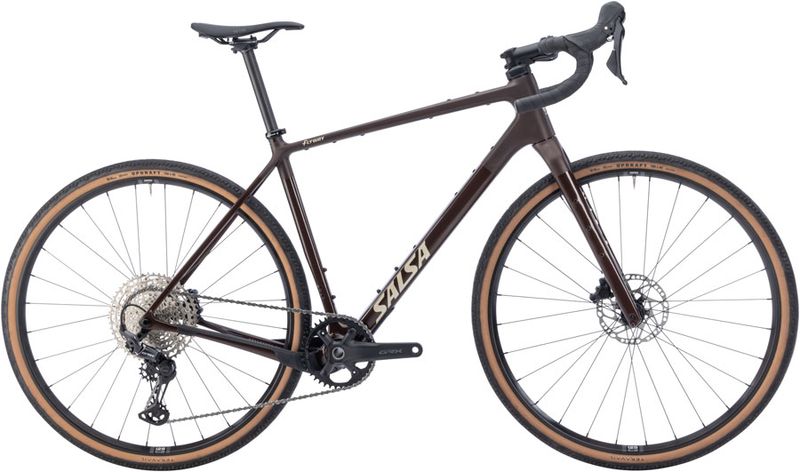 Salsa Flyway C GRX 610 12 Bike - 700c, Carbon Dark Umber MD