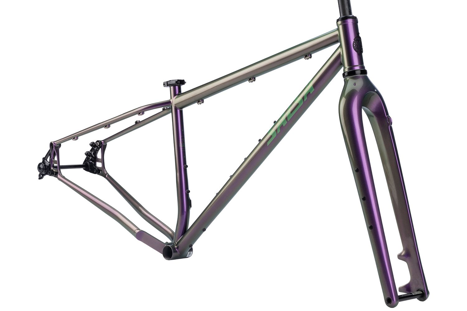 Salsa Fargo Frameset - 32", Steel, Pearl Orchid, Small