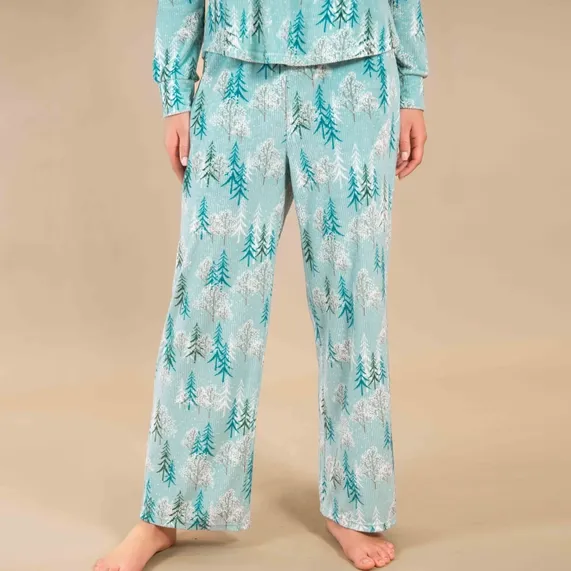 Amanda Blu Frosted Tree PJ Pant Set