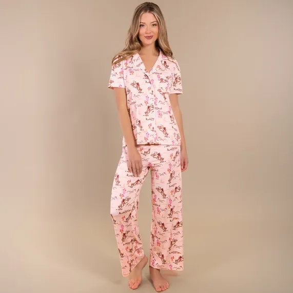 Amanda Blu Vintage Cowgirl Pant PJ Set