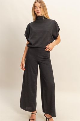 HYFVE Knit Mock Neck Sweater/Pants Set