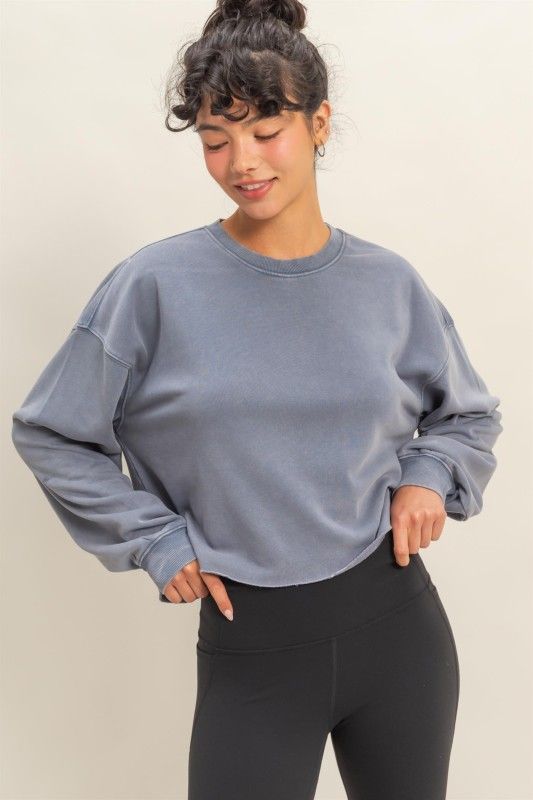 HYFVE Crewneck Cropped Sweatshirt