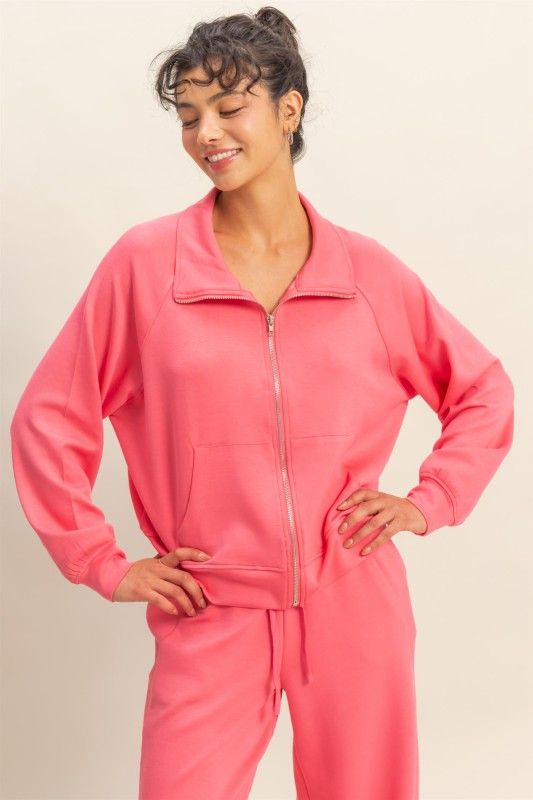 HYFVE Collared Zip Up Jacket