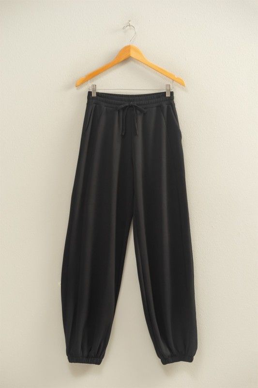 HYFVE Double Knit Drawstring Waist Jogger Sweatpants