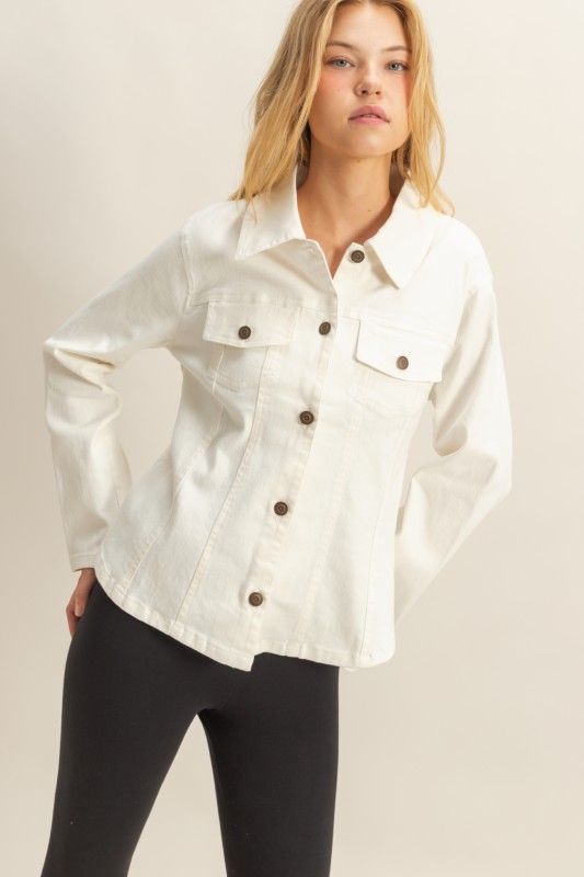 HYFVE Washed Denim Trucker Jacket