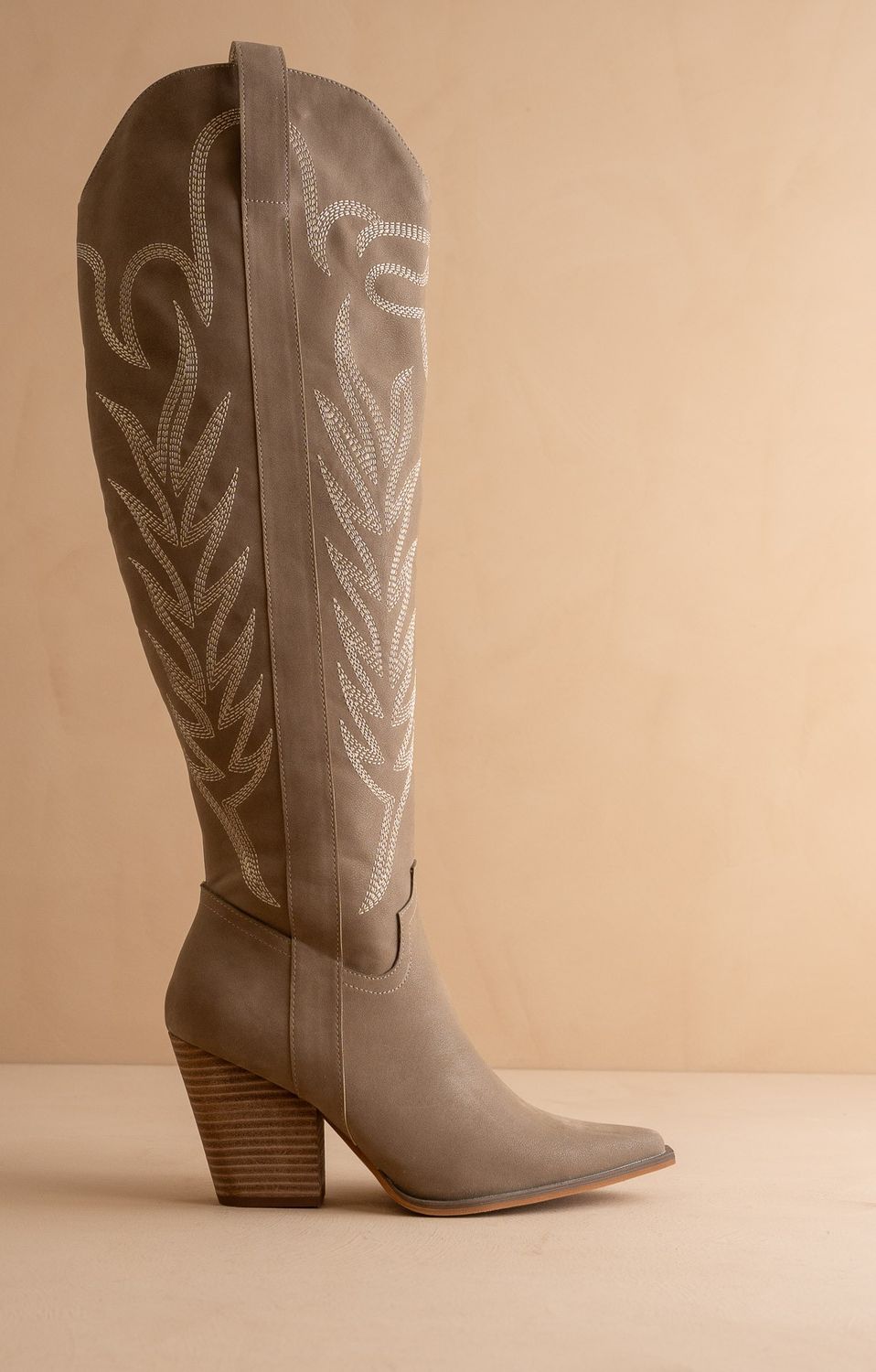 Oasis Society - The Bronco Knee-high Embroidered Boots