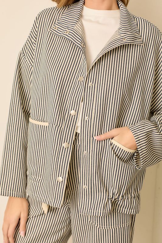 Polagram Pinstripe Jacket