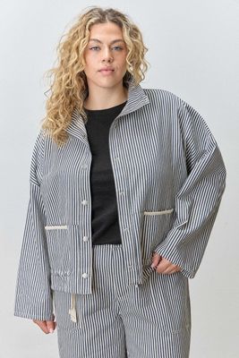 Polagram Curvy Pinstripe Jacket