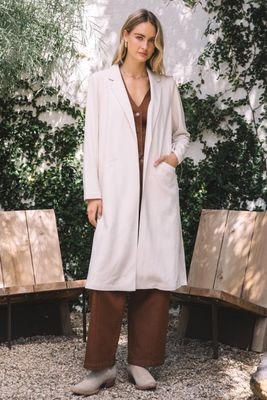 Skies Faux Suede Duster