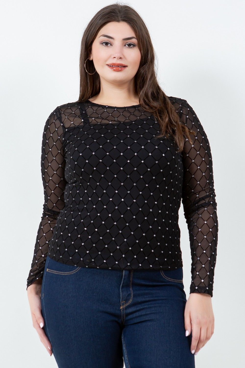 Spin Plus Hot Fix Mesh Top