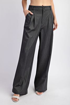 Eesome Pinstriped Straight Leg Pants