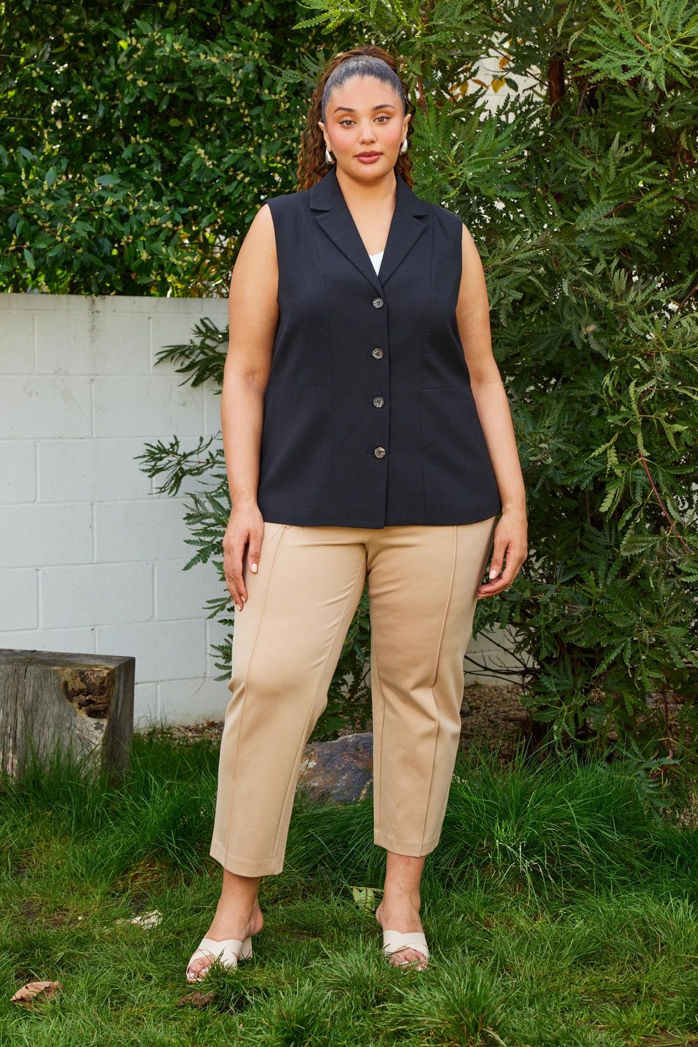 Skies Are Blue Plus Back Elastic