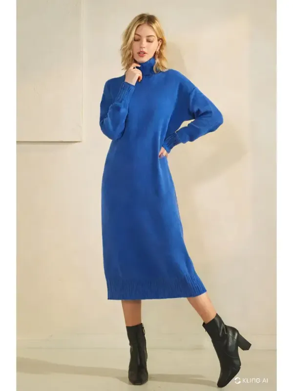 GeeGee Curvy Midi Sweater Dress