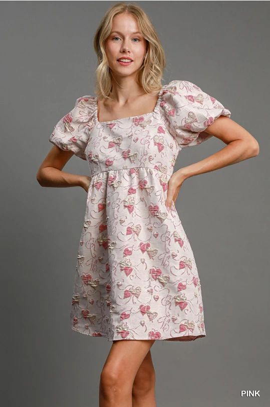 Umgee Ruffle Sleeve Dress