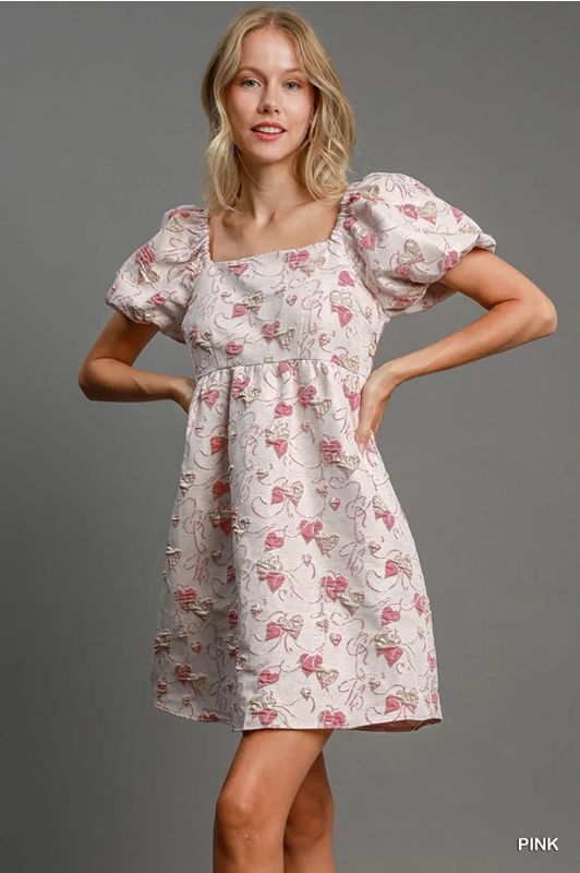 Umgee Ruffle Sleeve Dress