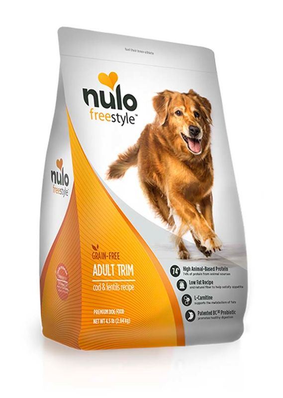Nulo FreeStyle Trim Dry Dog Food Cod &amp; Lentils, 1ea/4.5 lb