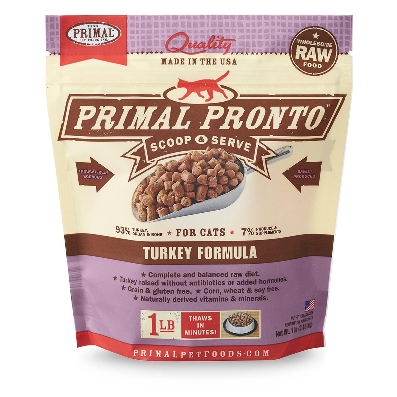 Primal cat 1 lb pronto turkey