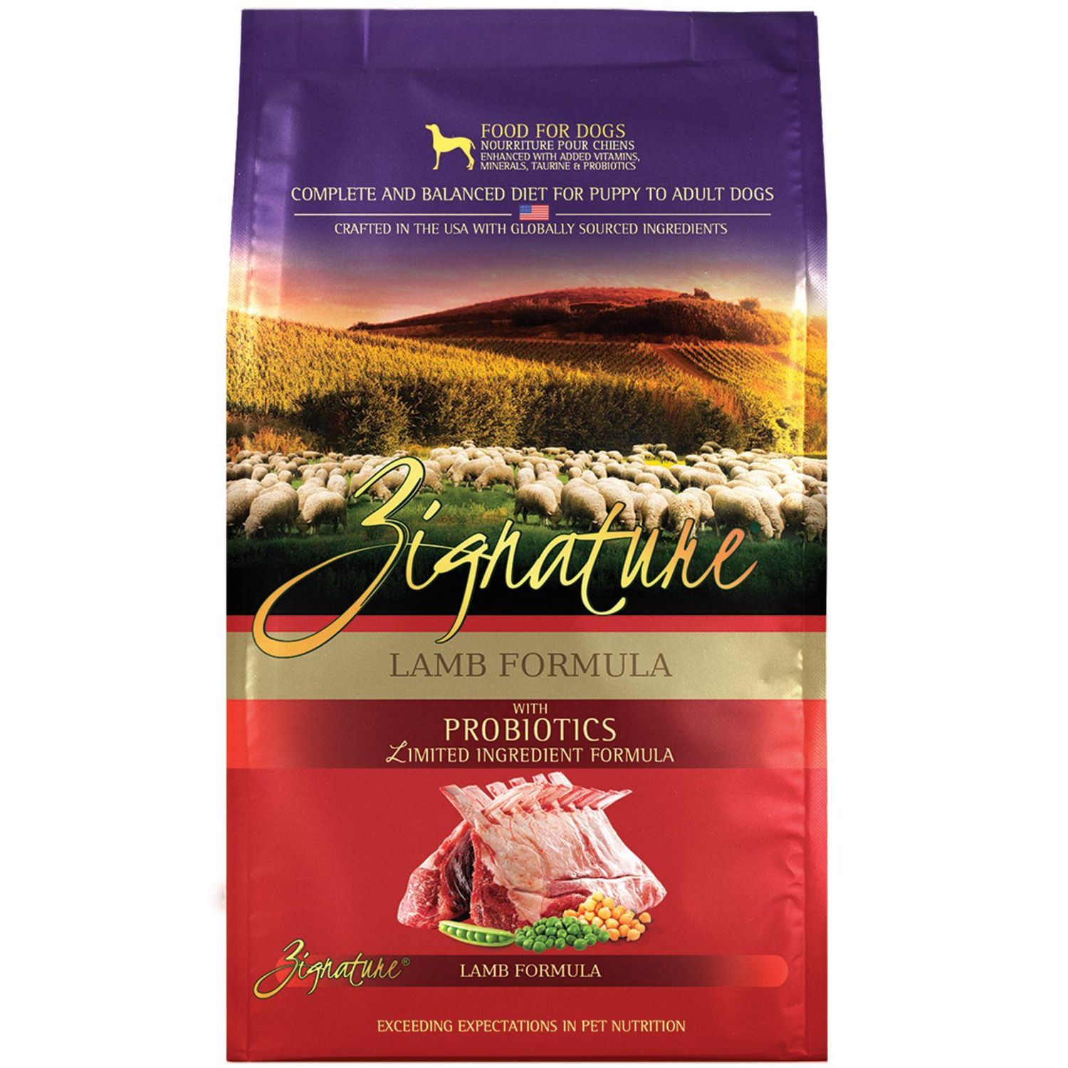 Zignature Lamb Limited Ingredient Formula Grain-Free Dry Dog Food, 4-lb