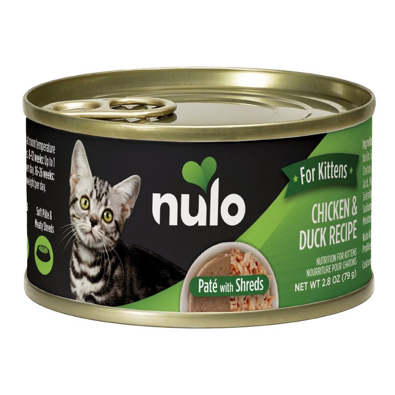 Nulo Pate w/Shreds Kitten Food Chicken &amp; Duck