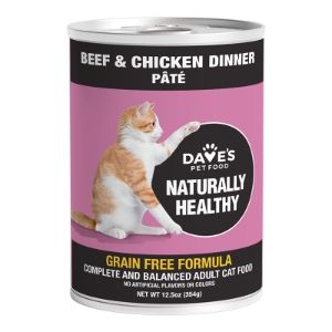 Dave&#39;s Pet Food Beef and Chicken 12.5oz can