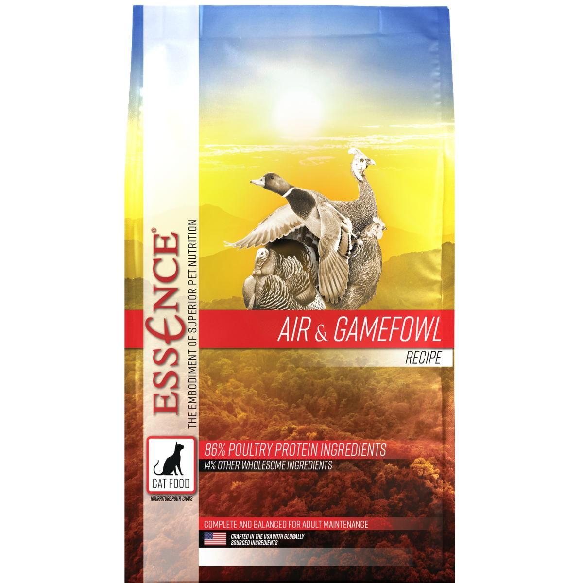 Essence Air &amp; Gamefowl Grain-Free Dry Cat Food, 4-lb