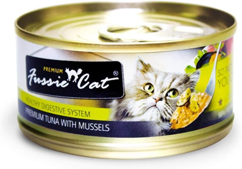 Fussie Cat Premium Tuna with Mussels in Aspic 2.82oz