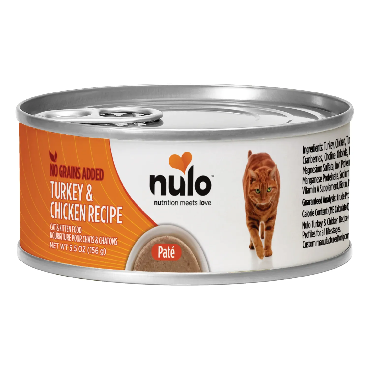 Nulo Cat Freestyle Pate  Turkey &amp; Chicken Recipe ,5.5 Ounce