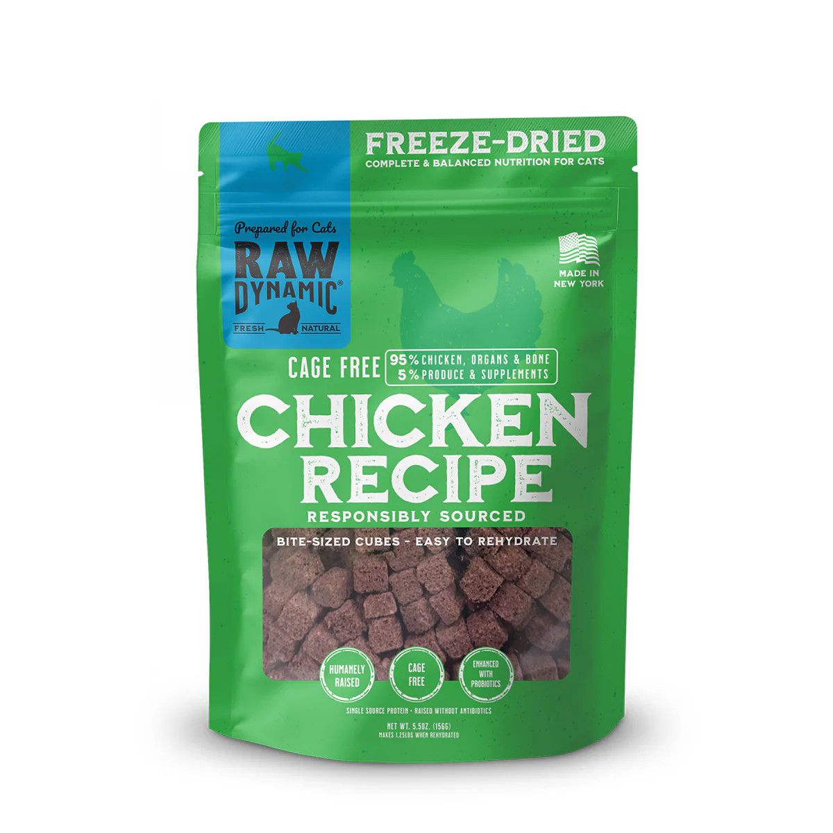 Raw Dynamic Chicken 5.5oz Freeze Dried