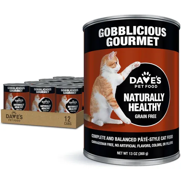 Naturally Healthy, Grain-Free Gobblicious Gourmet Paté Dinner / 13 oz