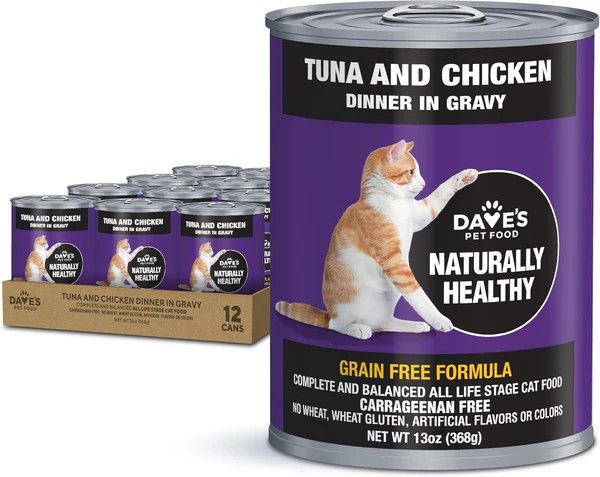 Naturally Healthy Grain Free Tuna &amp; Chicken Dinner in Gravy / 13 oz