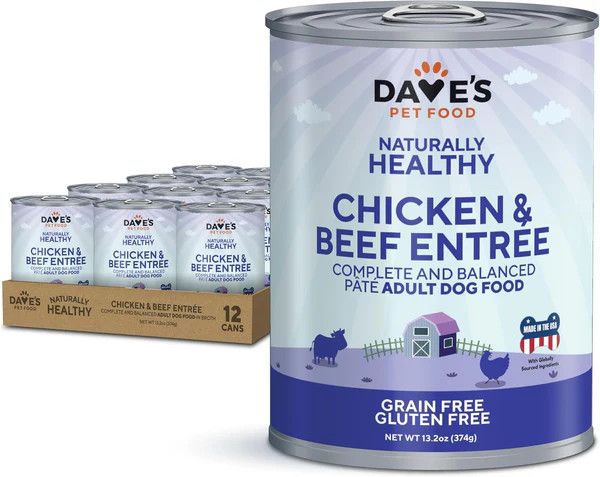 Naturally Healthy Chicken &amp; Beef Entrée For Dogs / 13.2 oz