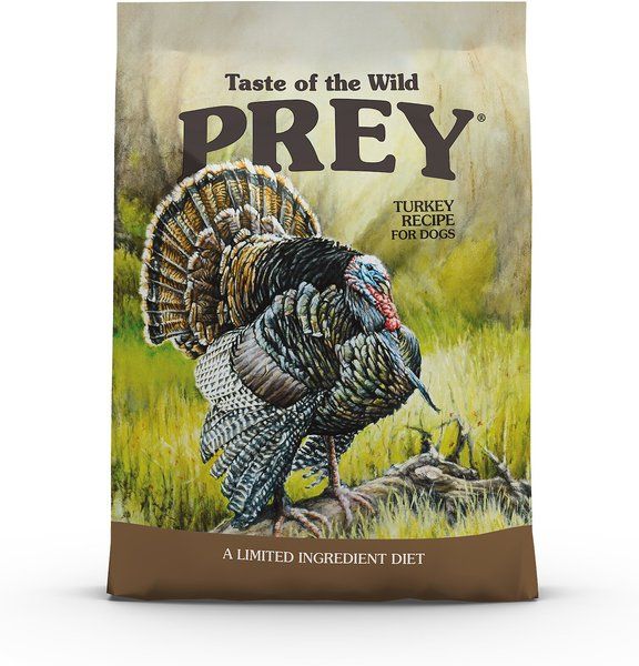 Taste of the Wild PREY Turkey Formula Limited Ingredient Recipe Dry Dog Food 25lb