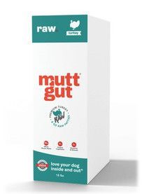 MUTT GUT DOG TURKEY RAW FROZEN 18LB