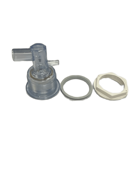 3&quot; PrLc LED Jet Body Clear w / gasket, nut, Threaded
