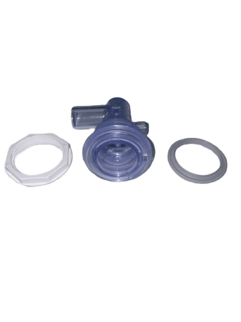 2&quot; PrLc LED Jet Body Clear w / gasket, nut, Threaded