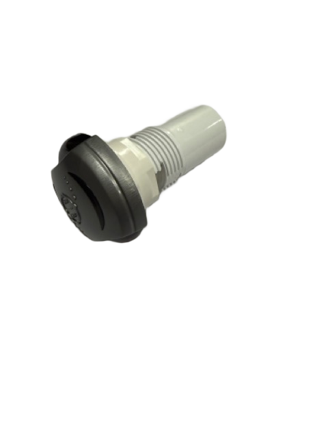 1&quot; Halo Air Control Valve: Black/Silver/Black