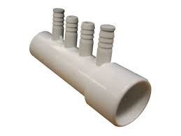 1in x S x 1in SPG x 3/8in B 4 Port Manifold