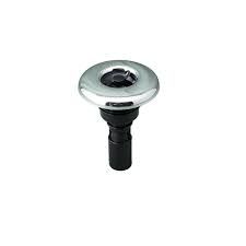 2&quot; Scallop Face Spinning Jet Screw In Blk/SS