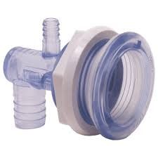 4&quot; Jet Body Screw In Clear W/Nut &amp; Gasket