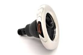 5&quot; Scallop Face Directional Jet Internal w/ Smooth S/S Black Screw In