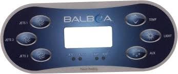 Balboa Overlay for TP600 w / Aux Button