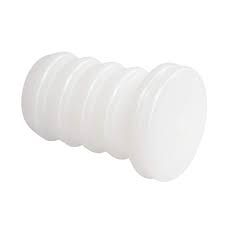 Plug, 3/8&quot; Barb, Cap Style - White