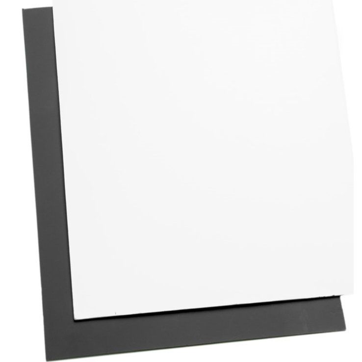 8x10 White/Gray Exp. Card (2pk